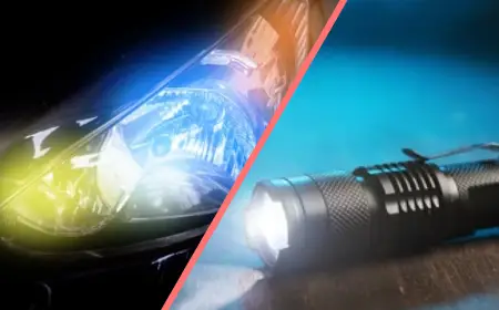 LED Flashlight VS Xenon  