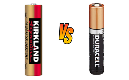 Kirkland vs Duracell Battery