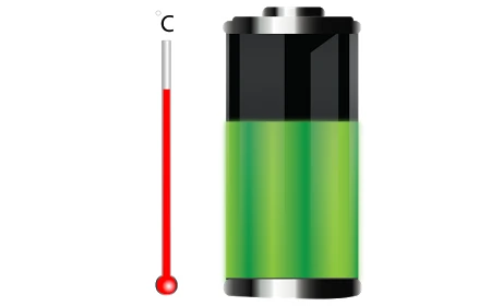 Duracell Procell and Duracell quantum battery temperature