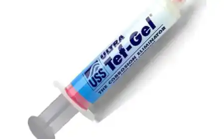 A full syringe of Anti-Corrosion Gel 