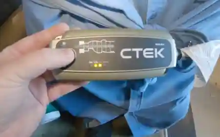 CTEK charger is in my hand
