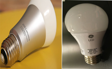 lumens of 60 and 100 watt bulbs