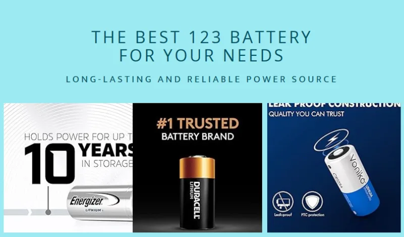 best 123 battery